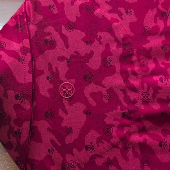 G/FORE Vibrant Pink Camo Sleeveless Blouse - Picture 4 of 8